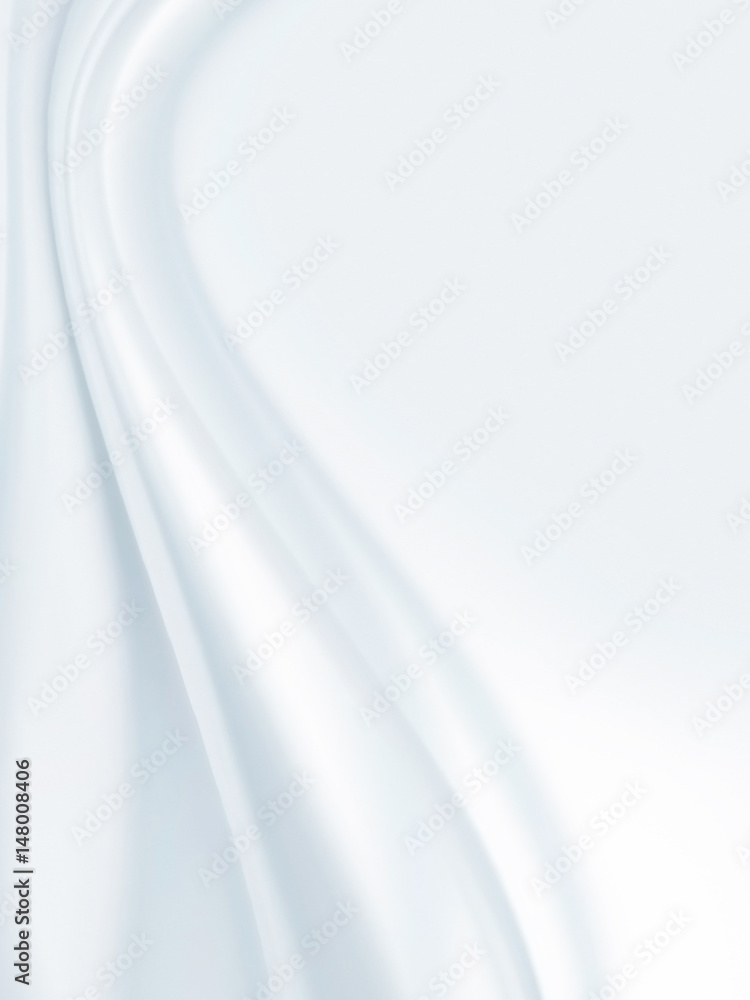 Obraz premium white satin