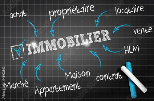 tableau noir schéma : Immobilier
