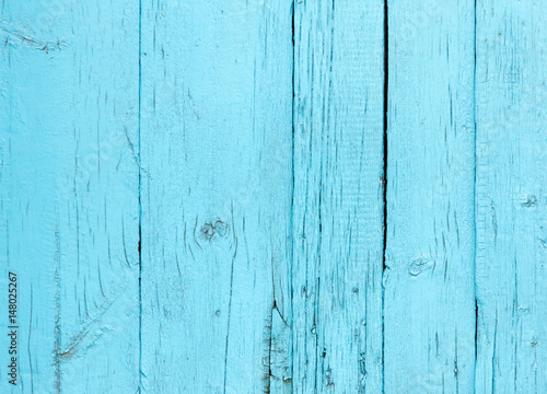 Blue wooden boards as background