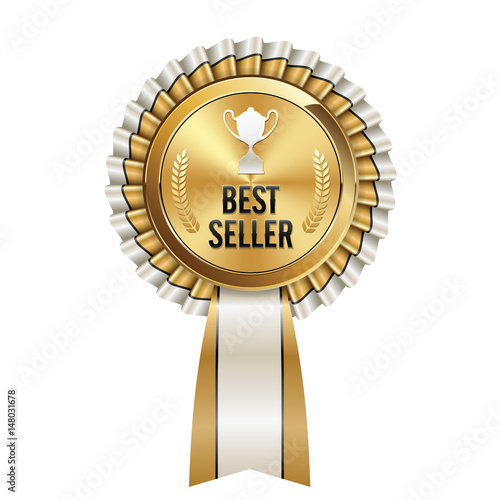 Trophy Best Seller. Sale Badge.