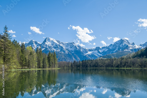Beautiful mountain lake in the Alps in Austria