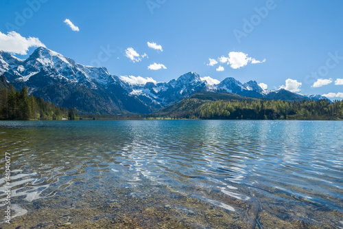 Beautiful mountain lake in the Alps in Austria