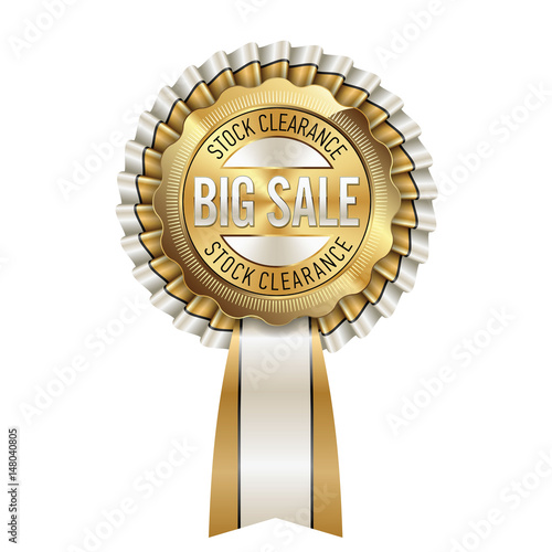 Stock clearance, Big Sale. Sale Badge.