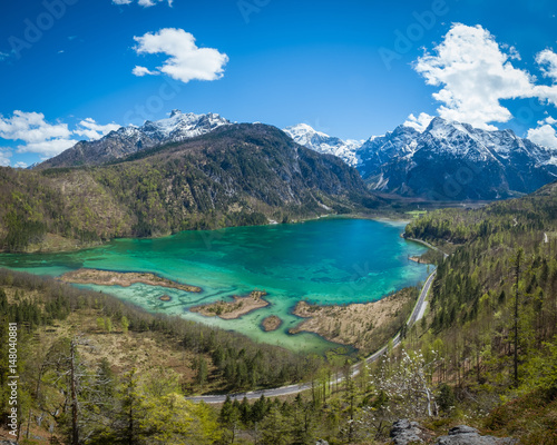 Beautiful mountain lake in the Alps in Austria photo