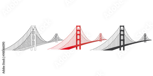 GOLDEN GATE BRIDGE. SAN FRANCISCO.
USA. MONUMENTS & ICONS.
