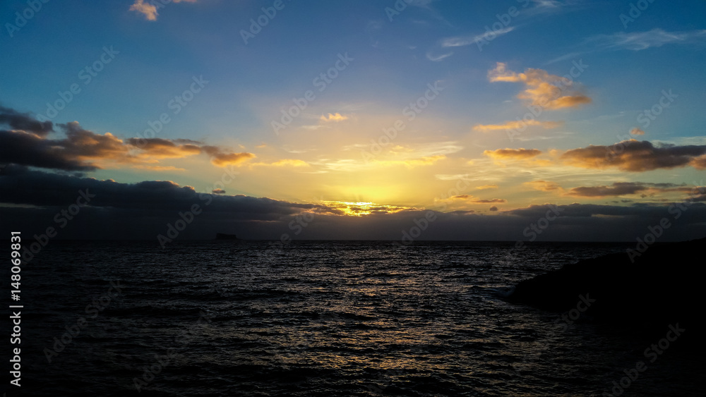 Obraz premium Sunset in Lapsi, Malta