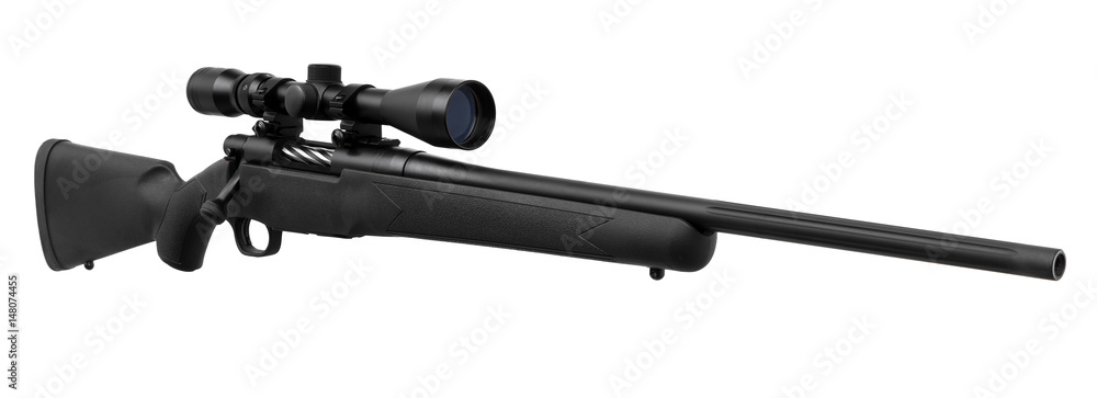 sniper rifle isolated on white sniper rifle isolated on white