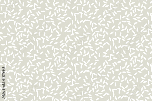 Concept simple rice grain pattern on light background. Vector illustration for background, fabric, wrapping paper, print and web with traditional wealth and happiness symbol