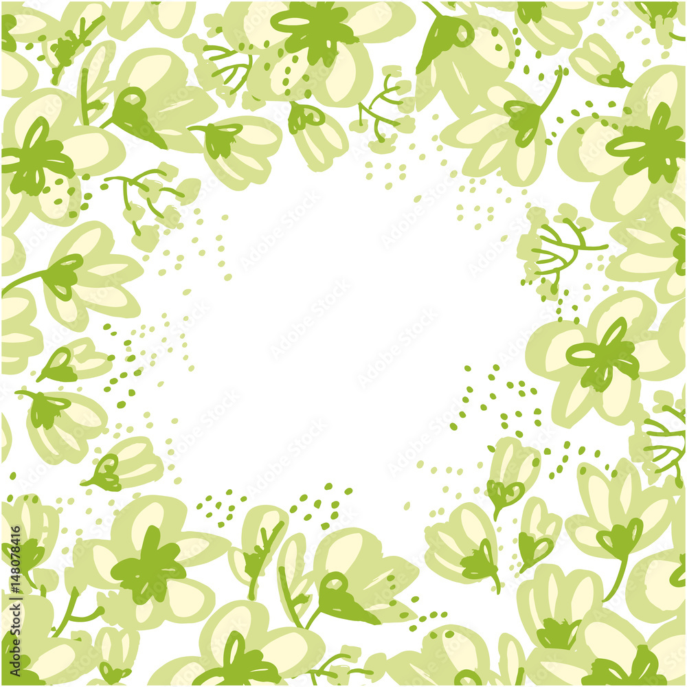 Abstract hand drawn apple blossom vector illustration. Spring tree blooming design element for print and web projects. Sketch decorative flowers for card, header, poster, book cover. Abstract hand drawn apple blossom vector illustration. Spring tree blooming design element for print and web projects. Sketch decorative flowers for card, header, poster, book cover.