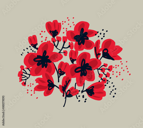 Blossom seamless pattern fo...