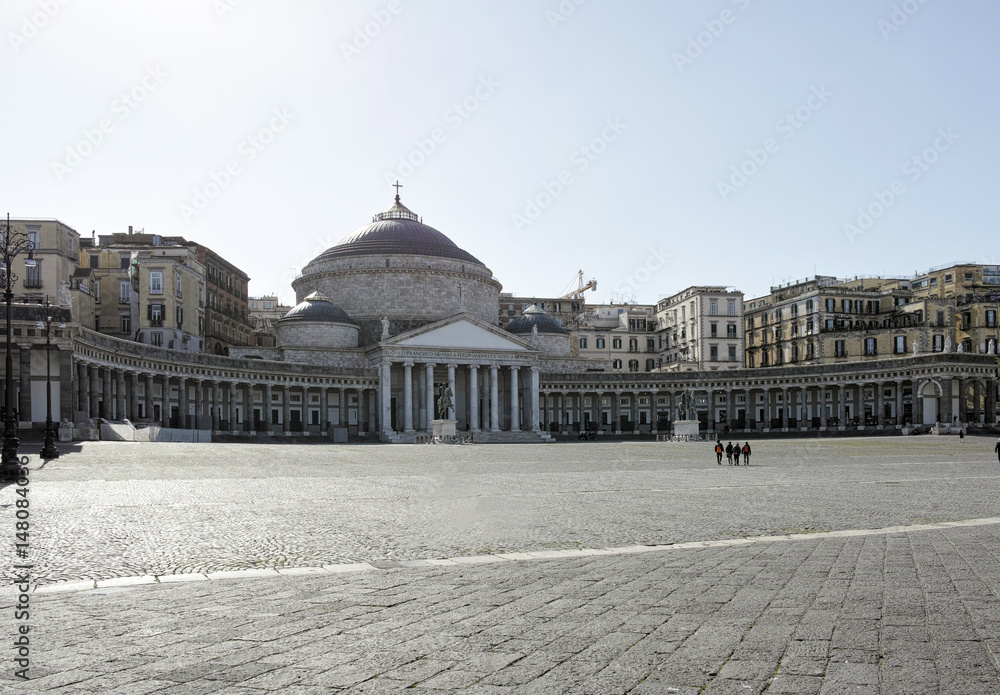 San Francesco di Paola, Plebiscito Square, Naples, Italy