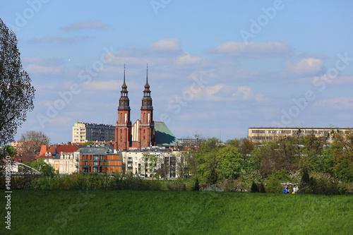 Katedra Opolska, widok od kanału Ulgi.