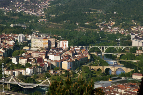 panoramic view of the city of orense, galicia, Spain photo