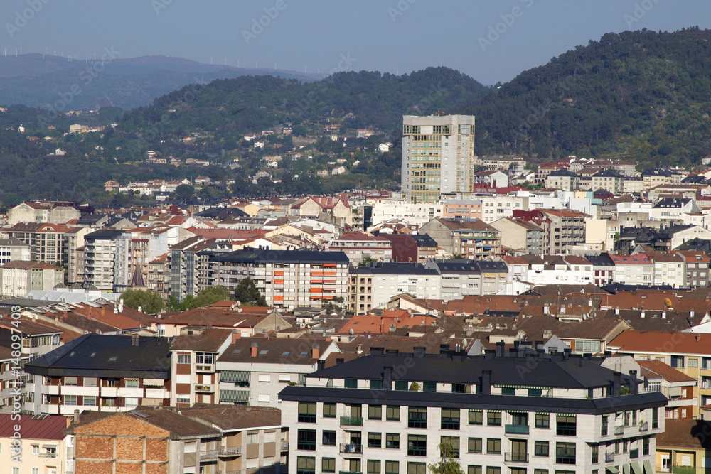 panoramic view of the city of orense, galicia, Spain