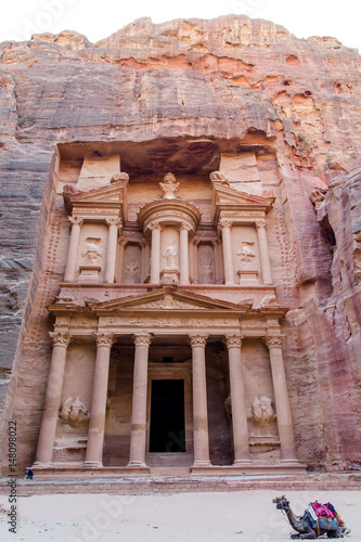 Full Frame View of The Treasury in Petra