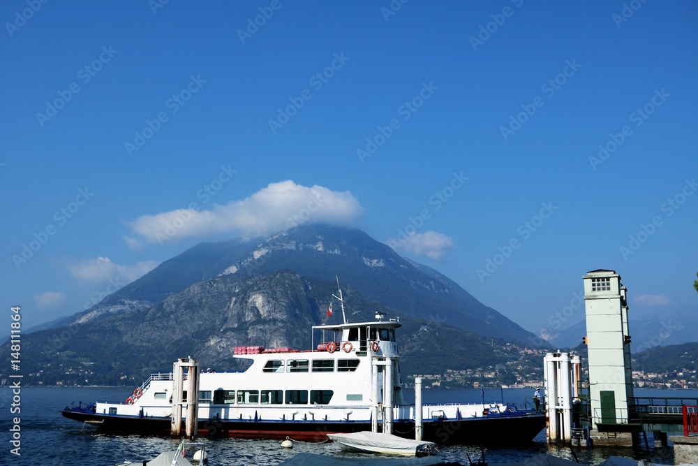 Navigation of Varenna on Lake Como, Lombardy Italy