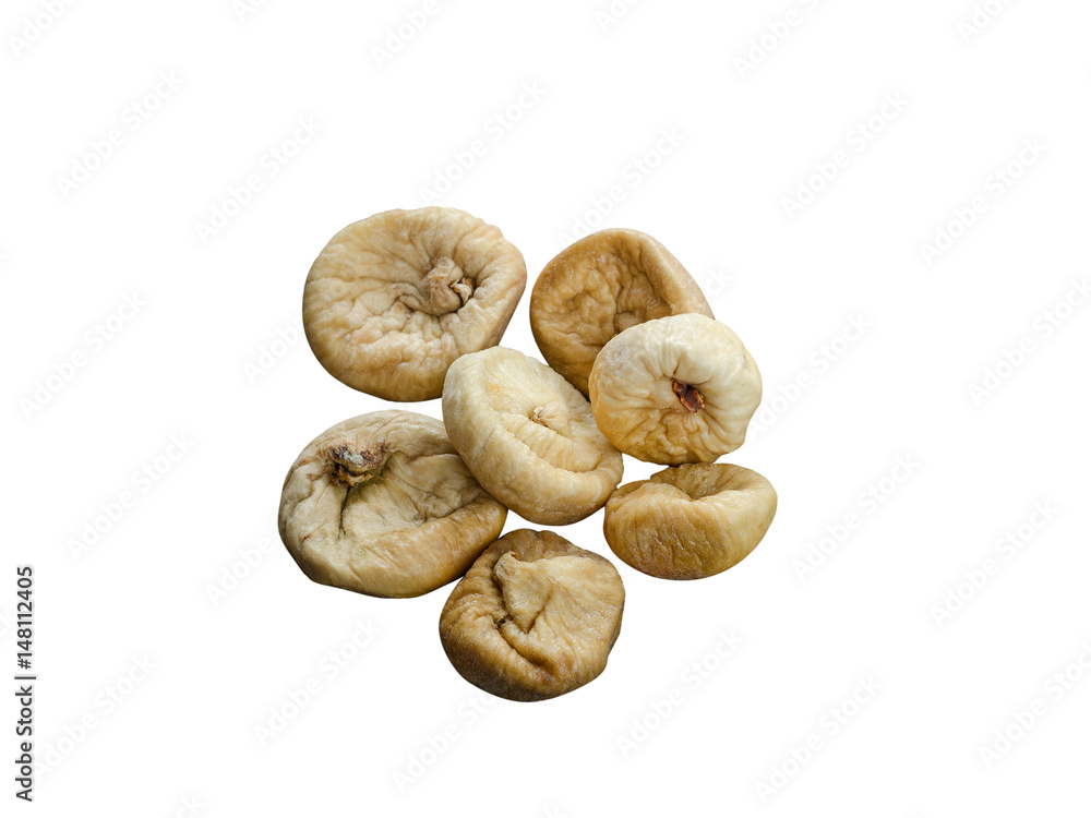 Dried figs wrapped in twine isolated on white background. Dried figs wrapped in twine isolated on white background.