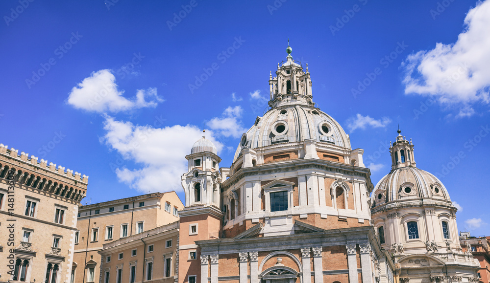 Rome, Italy -  Santa Maria di Loreto church