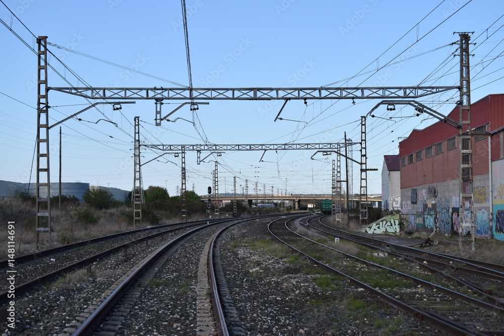 Vías de trenes.