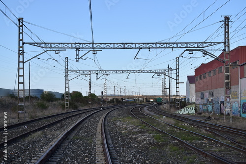 Vías de trenes.