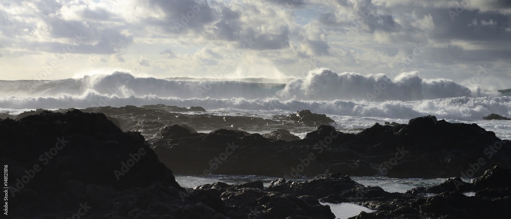 Fototapeta premium waves breaking