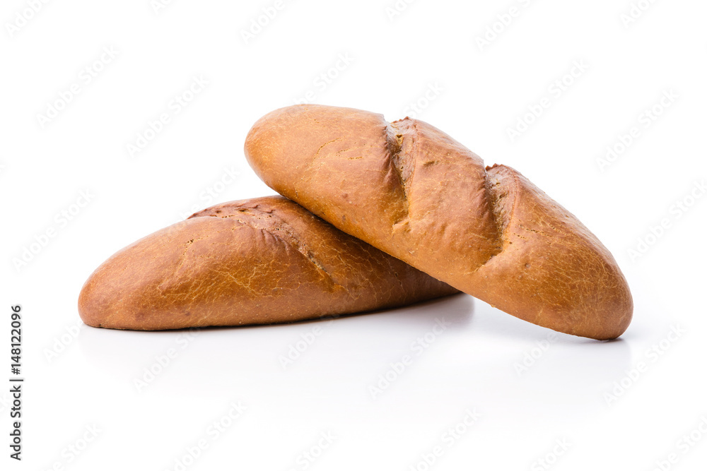 Loaves of white bread
