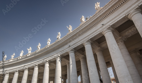 St Peter s Square in Vatican Rome built by Gian Lorenzo Bernini.