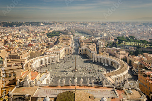 View out of the saint Peter over Rome © Rik
