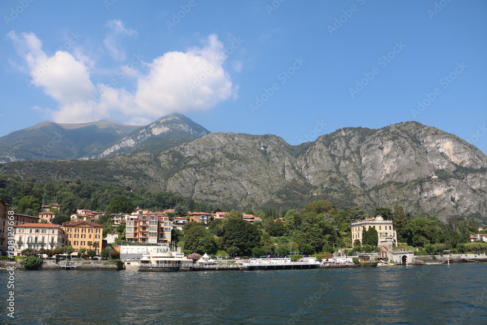 Cadenabbia at Lake Como in summer, Lombardy Italy 