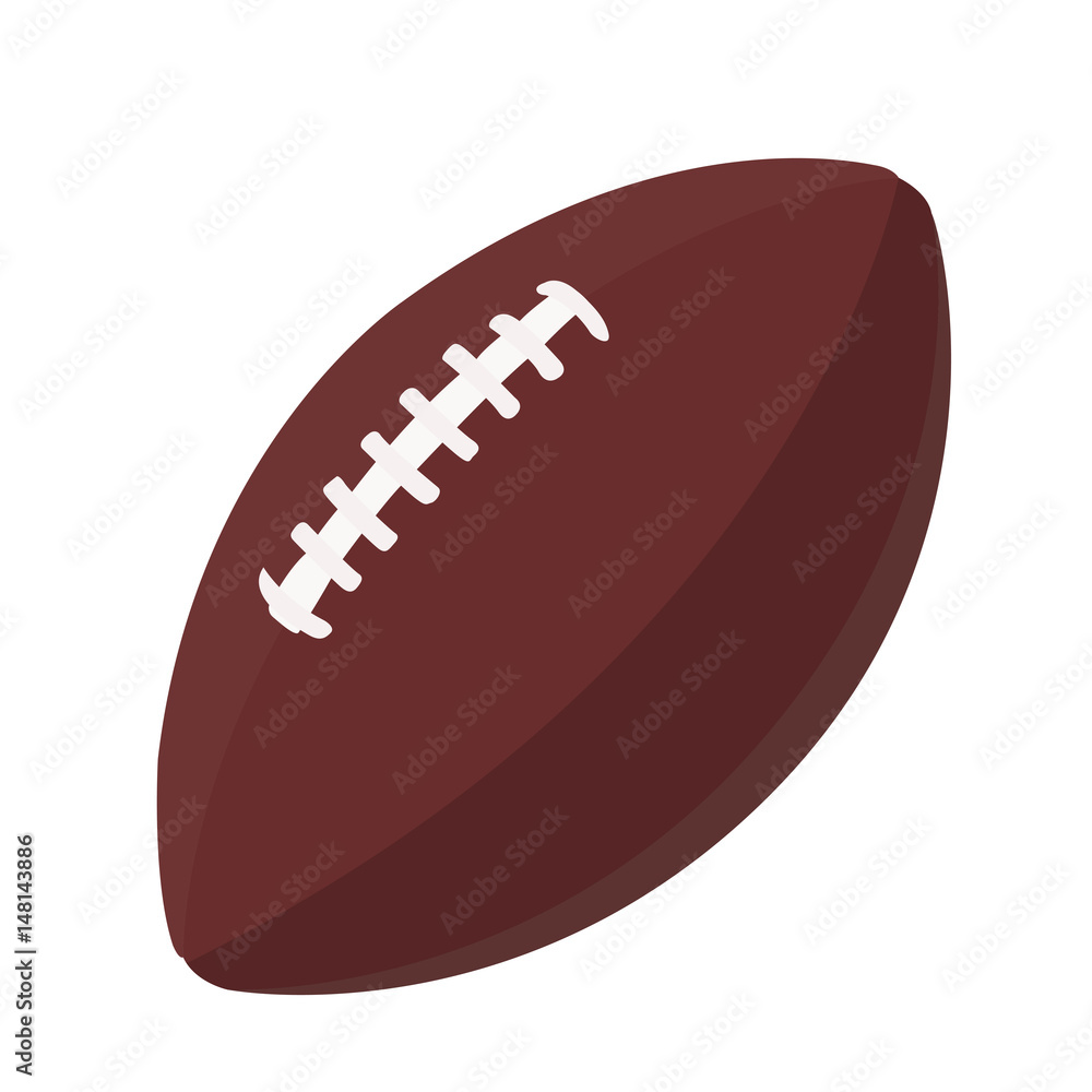Isolated football ball on a white background, Vector illustration Isolated football ball on a white background, Vector illustration