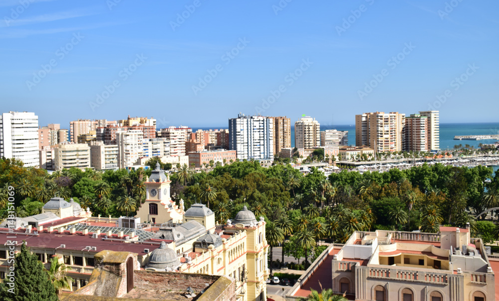 City of Malaga Spain