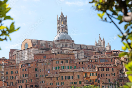  Beautiful view of the historic city of Siena. Tuscany, Italy 