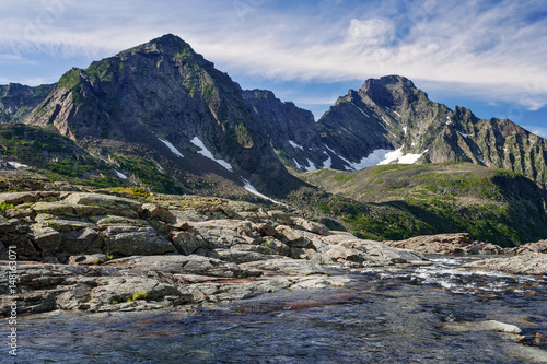 Kurkula River near the Baikal Range © afrutin