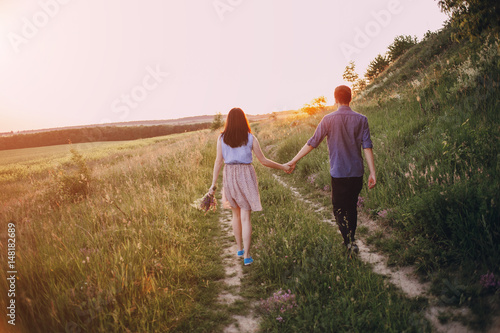 couple on nature