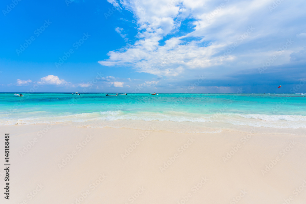 Xpu-Ha Beach - beautiful caribbean coast of Mexico - Riviera Maya