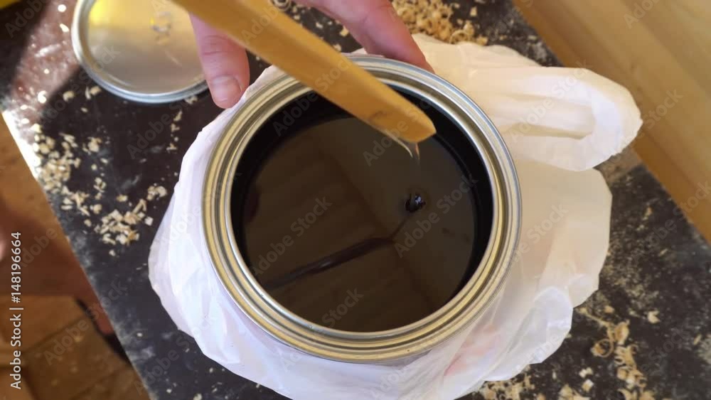 mixing nail Polish on wood stick. mixing nail Polish on wood stick.