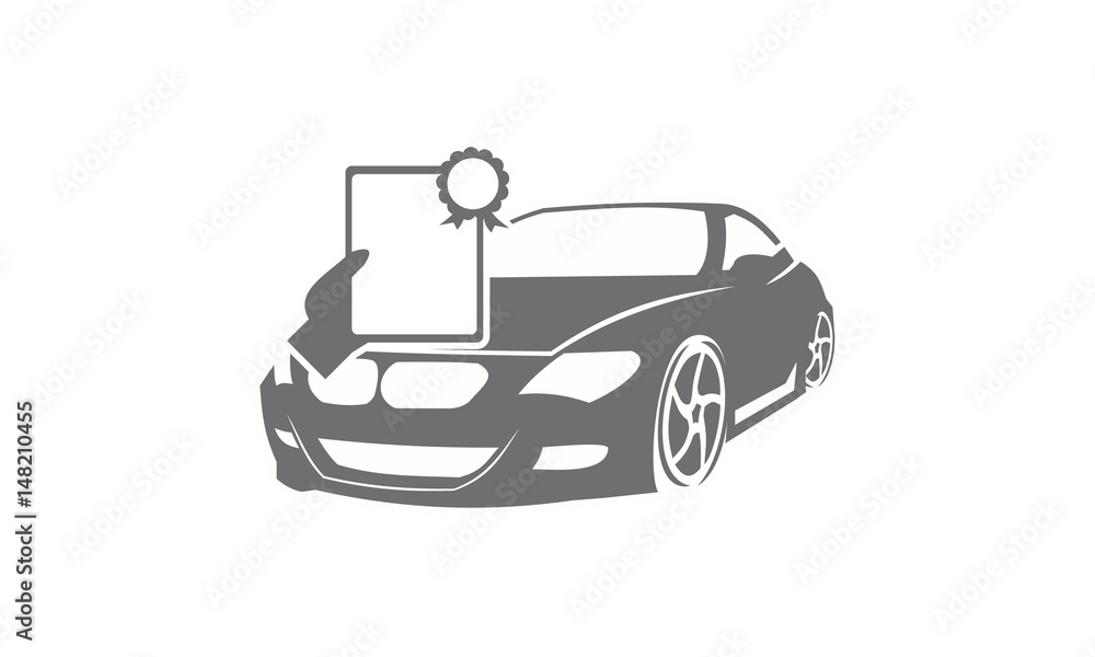 Car Secure Document Agreement Logo
