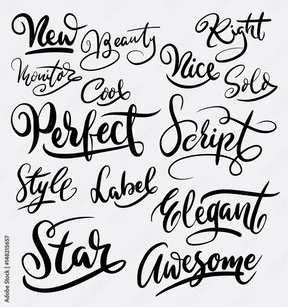 Star and perfect hand written typography. Good use for logotype, symbol, cover label, product, brand, poster title or any graphic design you want. Easy to use or change color
Star and perfect hand written typography. Good use for logotype, symbol, cover label, product, brand, poster title or any graphic design you want. Easy to use or change color