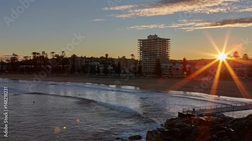 sunset at Manly Beach