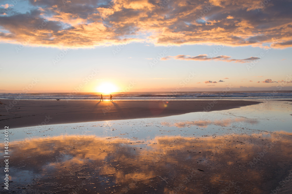 australia beach sun rise
