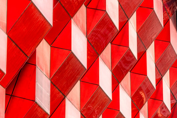 detail shot of modern architecture facade,business concepts,in city of China.