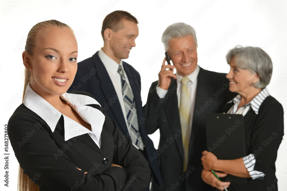 Group of businessman with laptop Group of businessman with laptop