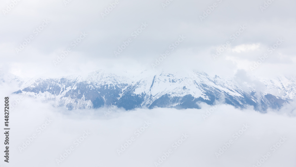 Obraz premium Mountains, view from a height of 2500 meters above sea level