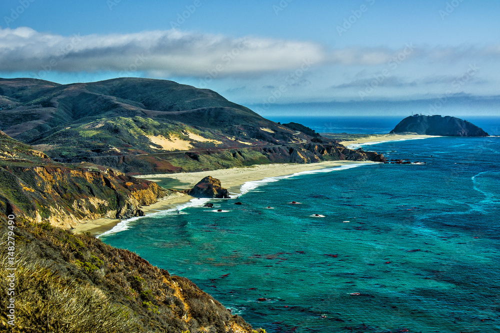Fototapeta premium Little Sur to Point Sur Coast