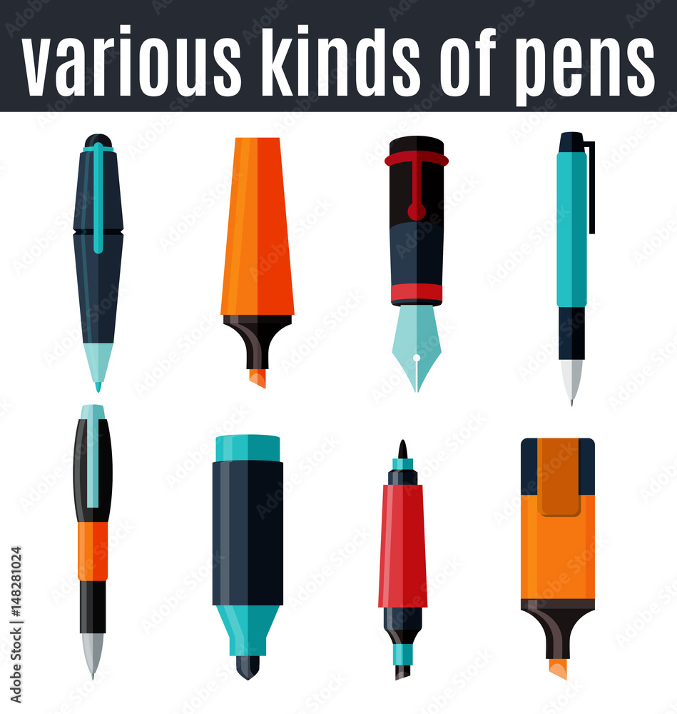 various kind pen various kind pen