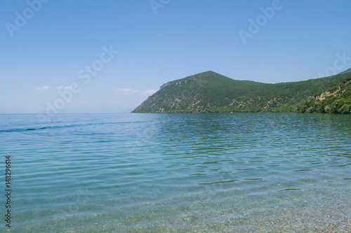 Lake Ohrid from the Ljubanishta Beach, Republic of Macedonia