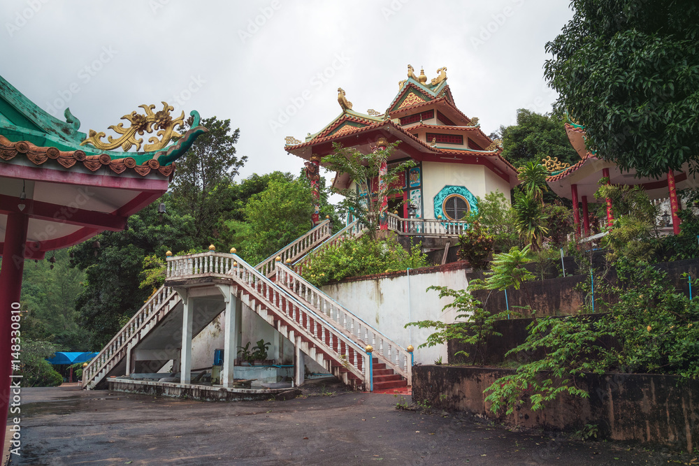 Inside the Chinese Temple on Koh Phangan Island, Thailand Inside the Chinese Temple on Koh Phangan Island, Thailand
