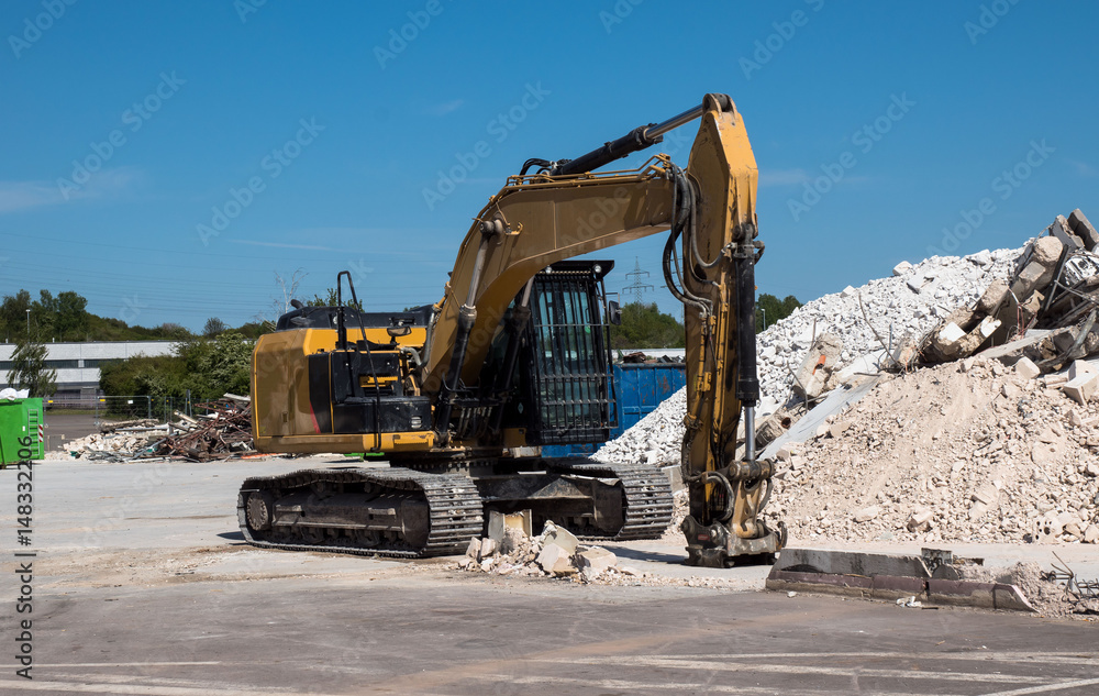 Obraz premium Bagger