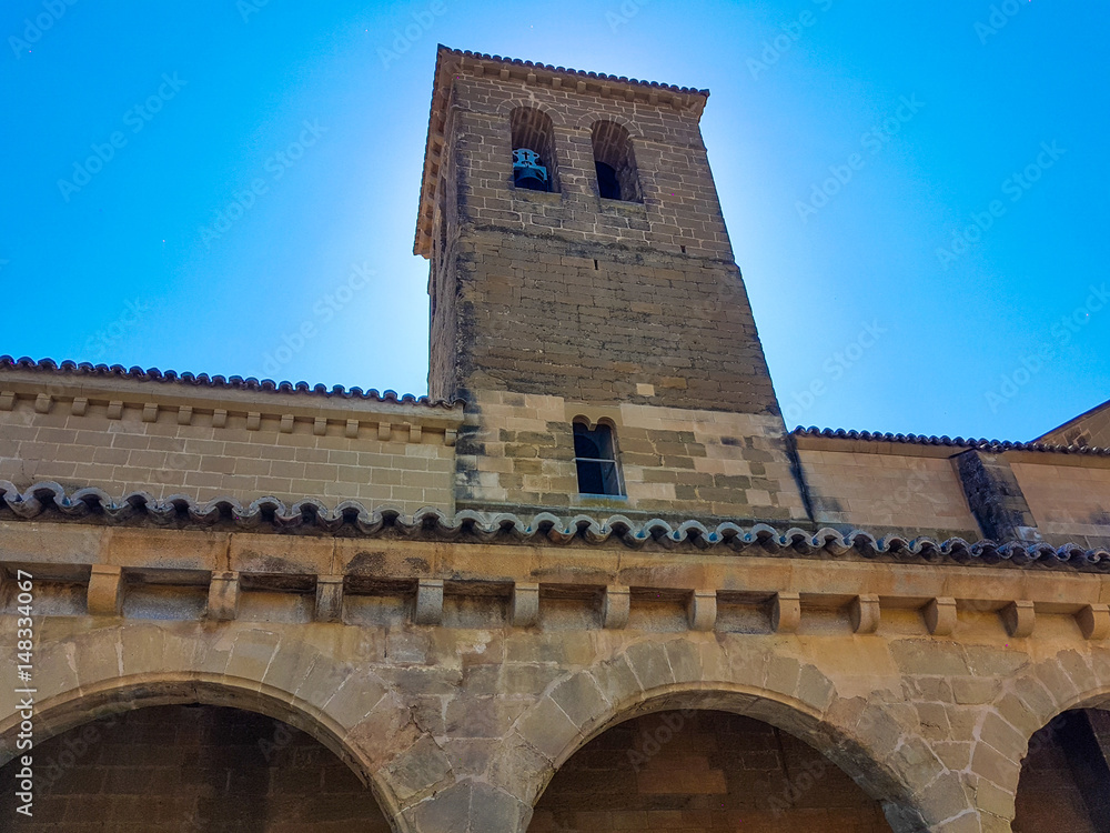 Typical church of the north of spain Typical church of the north of spain