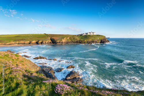 Tablou pe pânză Poldhu Cove in Cornwall